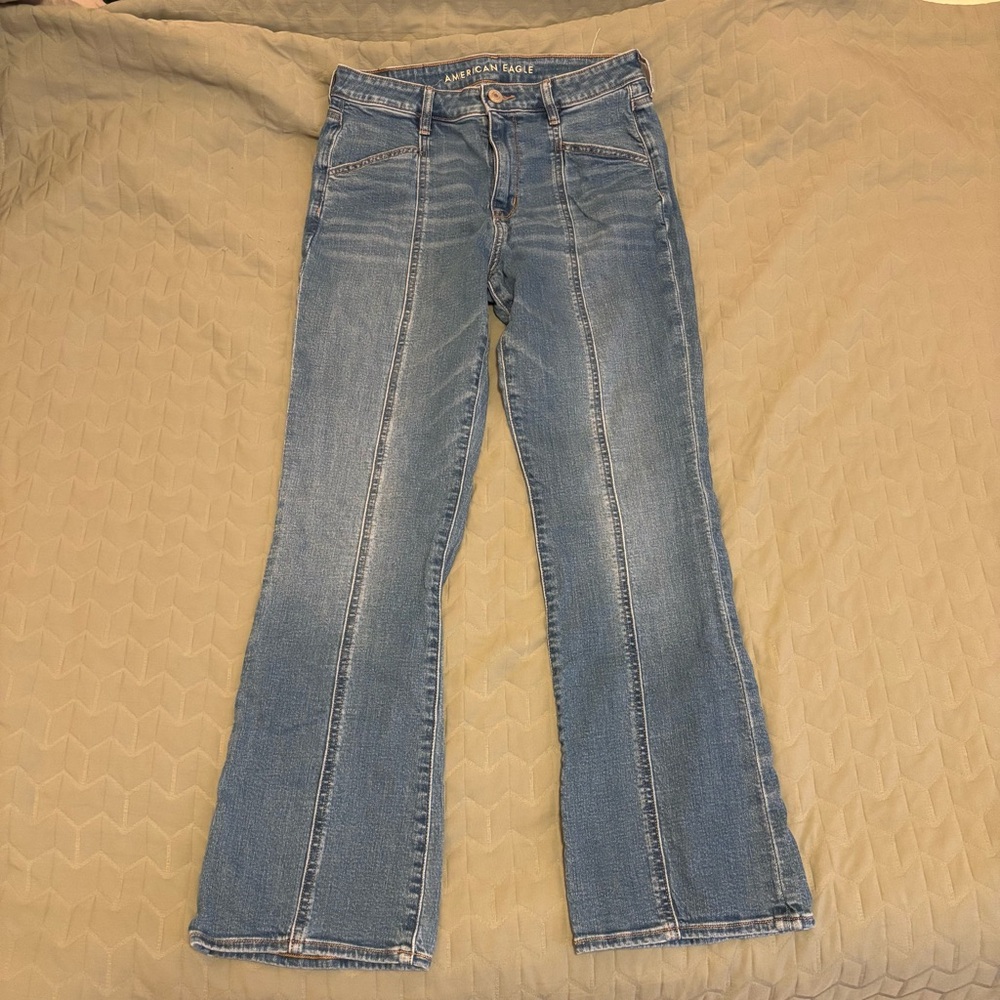 American Eagle hi-rise bootcut jeans - Size 12 regular